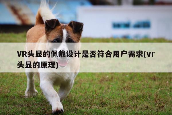 VR头显的佩戴设计是否符合用户需求(vr头显的原理)_江南体育官网